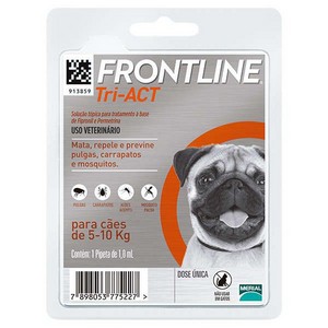 Antipulgas e Carrapatos Frontline Tri-ACT para Cães de 5 a 10 Kg