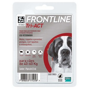 Antipulgas e Carrapatos Frontline Tri-ACT para Cães de 40 a 60 Kg