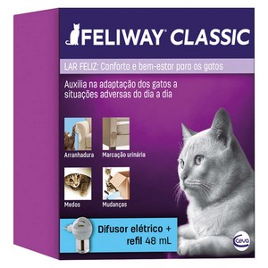 Feliway Classic Ceva Difusor Elétrico + Refil 48 mL
